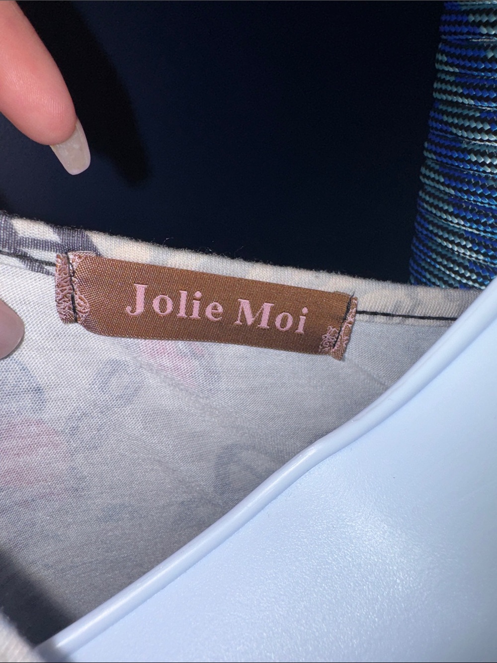 Jolie Moi - Beige Printed Midi Dress Size Small - Picture 4 of 15